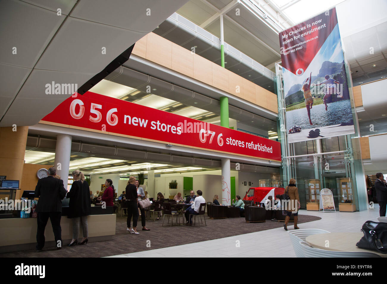 Vodafone House, the headquarters of the Global Division called Vodafone