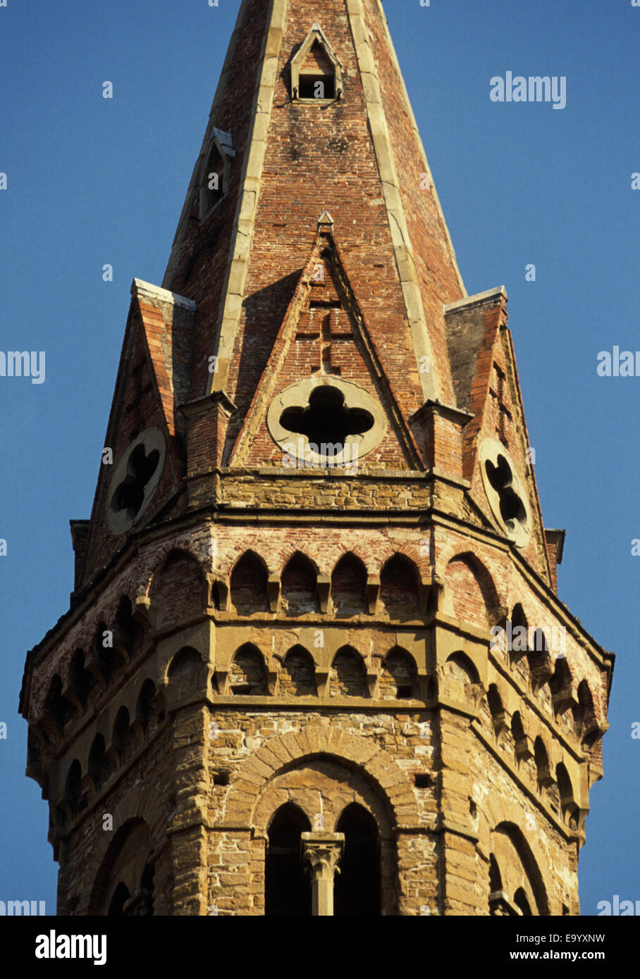 Florence or Firenze is the main city of Tuscany & has a rich history & culture as expressed in its art, architecture and people. Stock Photo