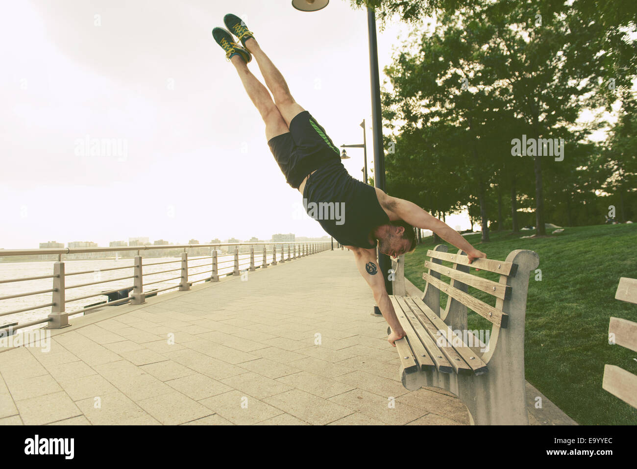 Riverside Bench High Resolution Stock Photography and Images Alamy