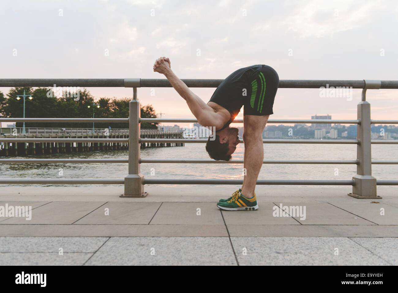 Man Bending Over High Resolution Stock Photography and Images Alamy