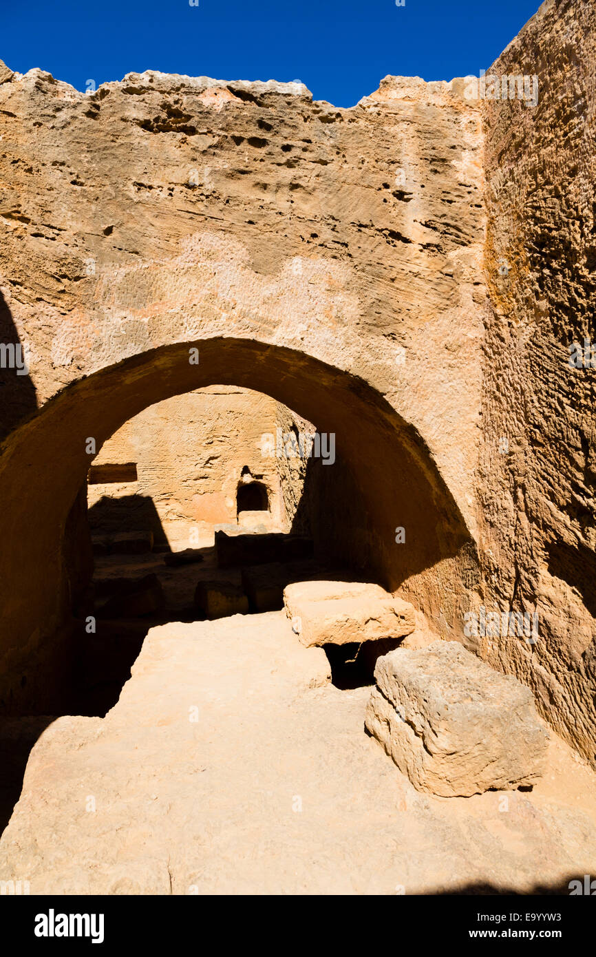 Tombs of the Kings, Paphos, Cyprus. Stock Photo