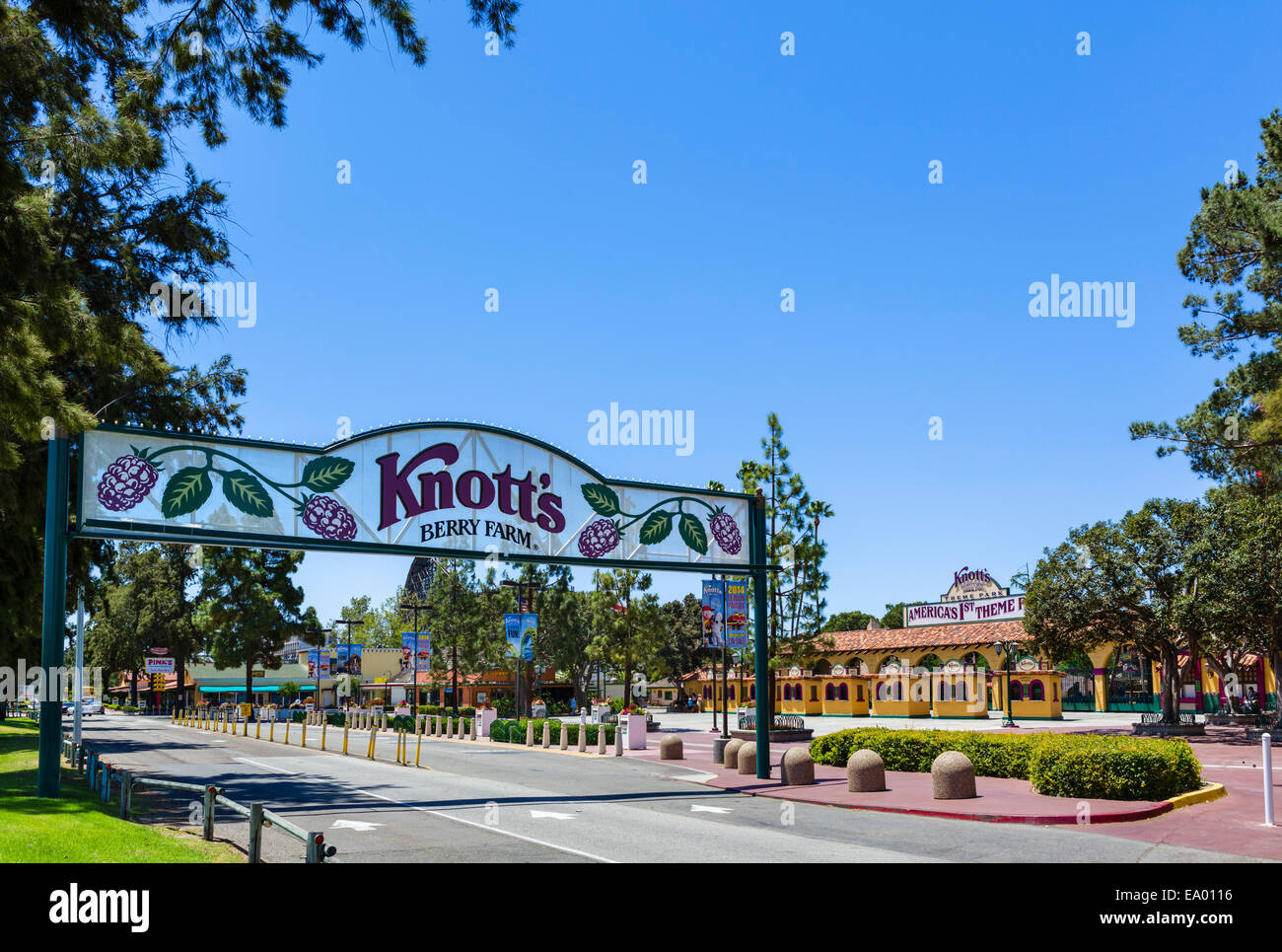 Entrance to Knott's Berry Farm, Buena Park, Orange County, near Los