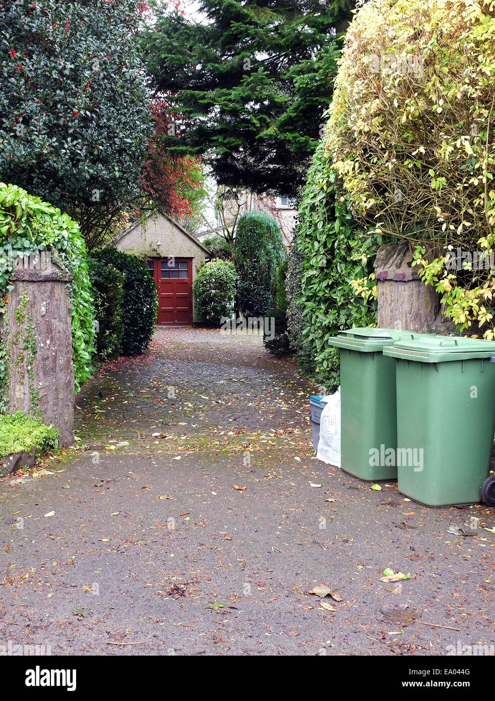 Domestic waste in wheelie bins hi-res stock photography and images - Alamy