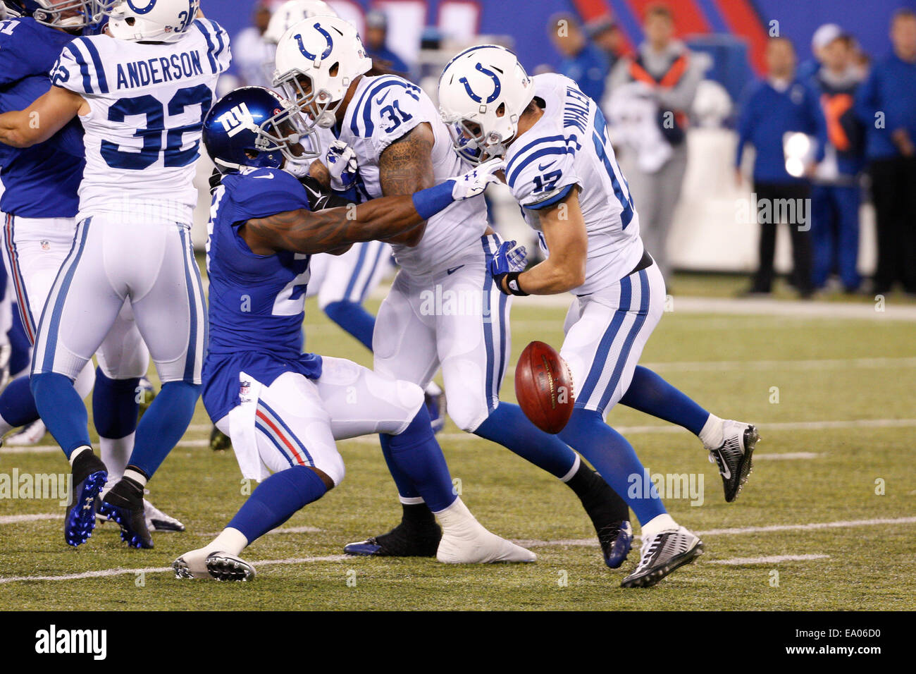 November 3 2014 Indianapolis Colts wide receiver Griff Whalen