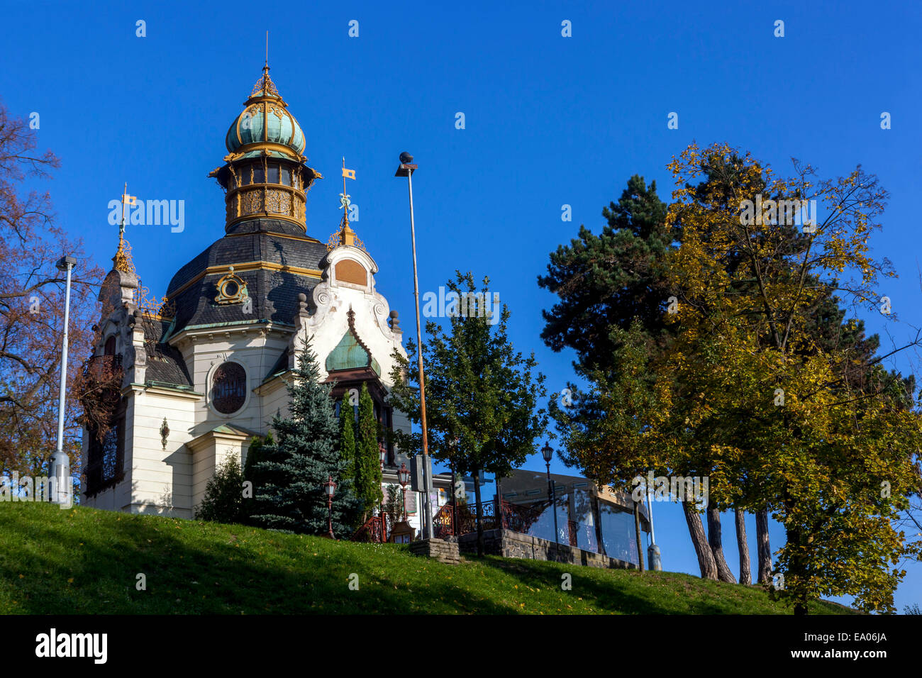Hanavsky Pavilion Prague Czech republic autumn Stock Photo