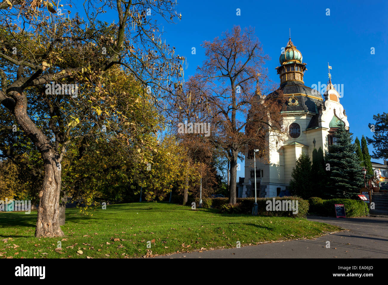 Hanavsky Pavilion Prague Czech Republic autumn Stock Photo