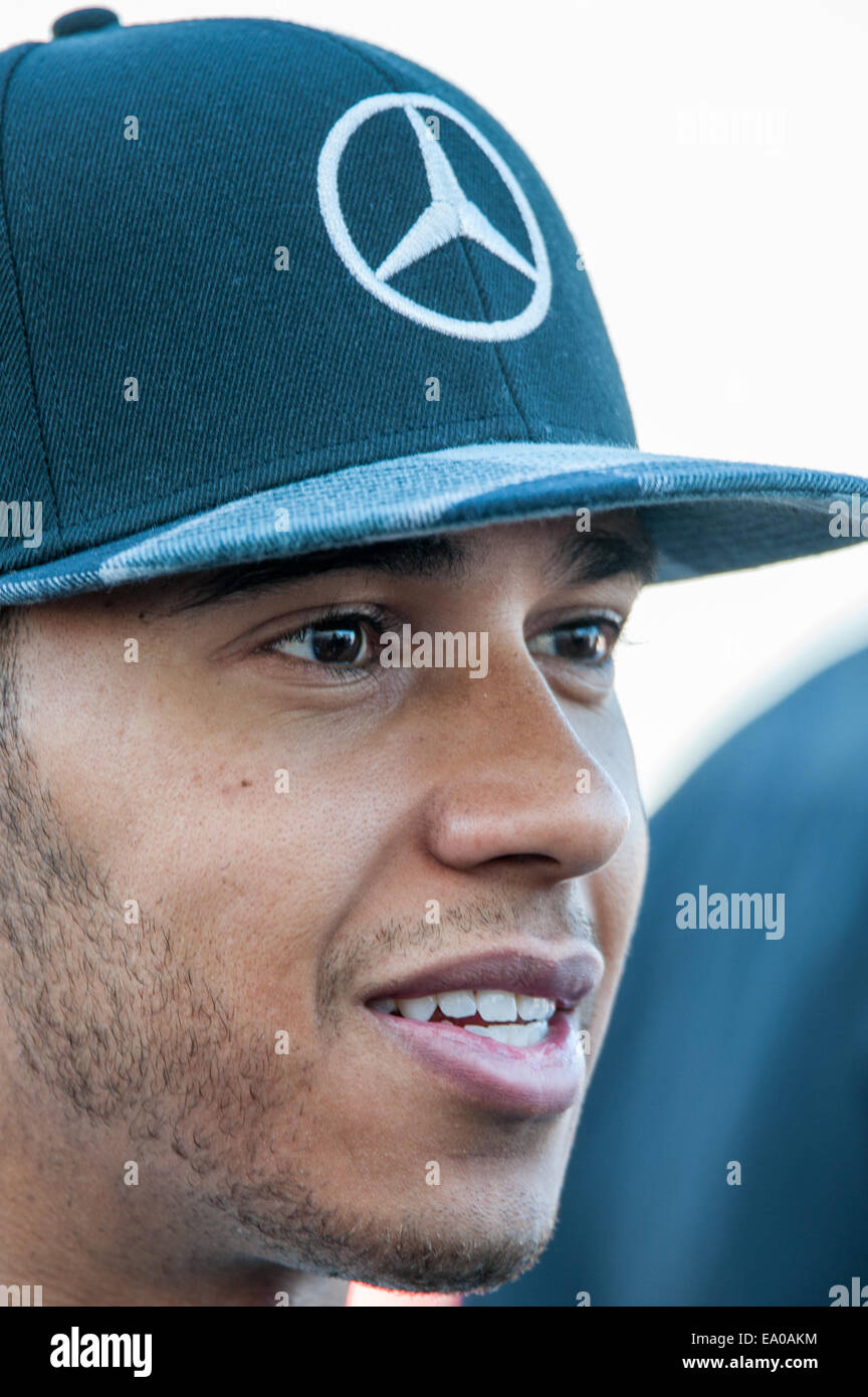 Lewis Hamilton, driver for the Mercedes AMG Petronas Formula 1 team