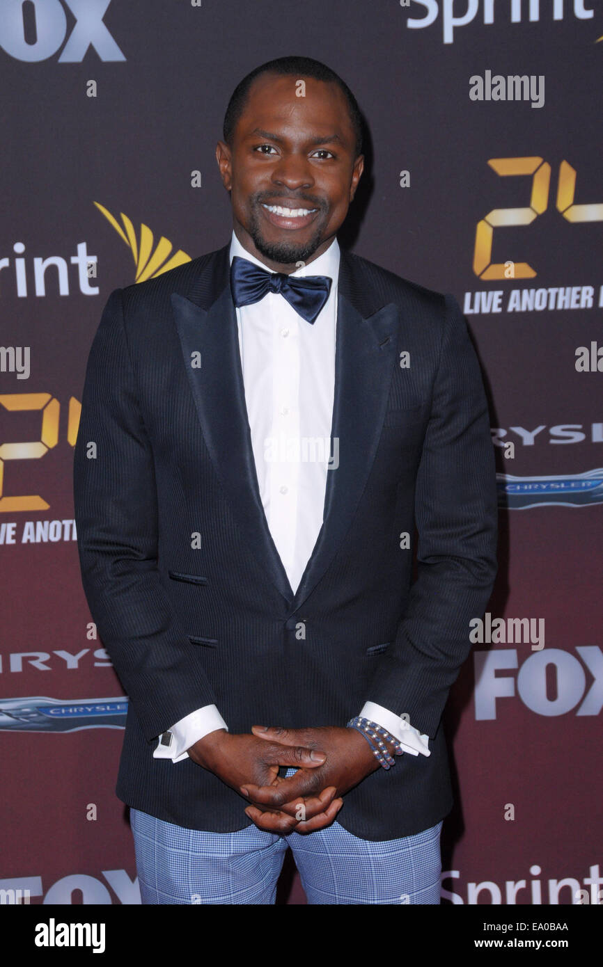 '24: Live Another Day' world premiere - Arrivals  Featuring: Gbenga Akinnagbe Where: Manhattan, New York, United States When: 02 May 2014 Stock Photo