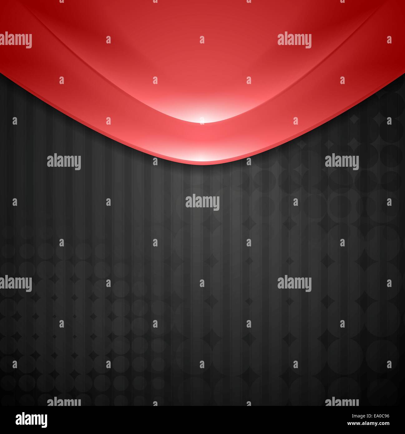 Abstract red waves design. Tech vector background Stock Photo - Alamy