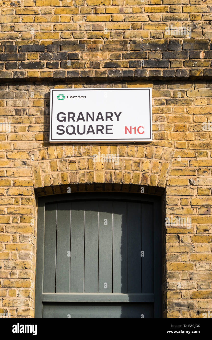 Granary Square - London Stock Photo