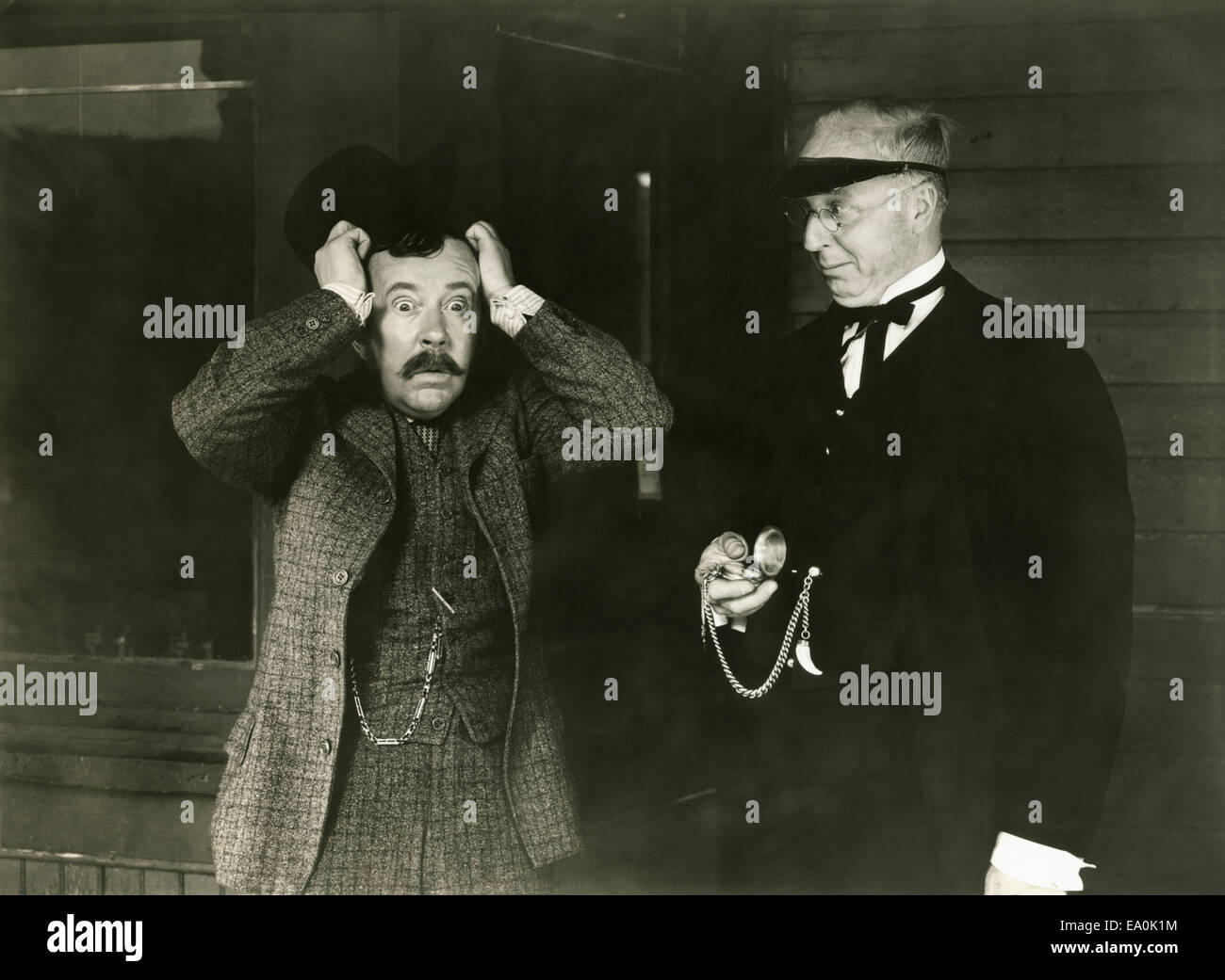 Losing his cool Stock Photo