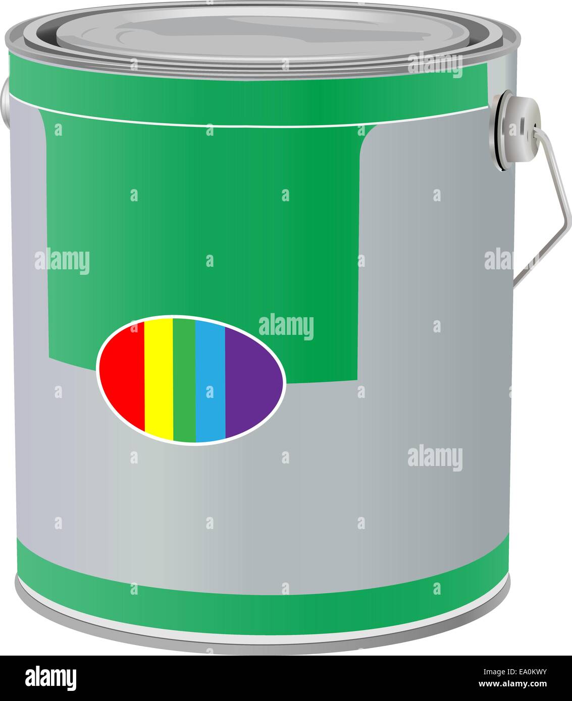 Paint containers Stock Vector Images - Alamy