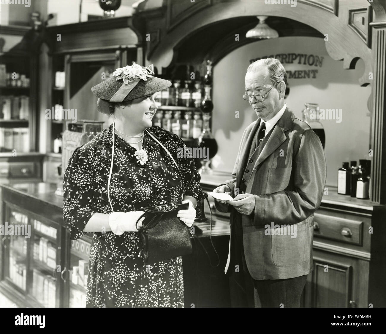 Filling a prescription Stock Photo Alamy