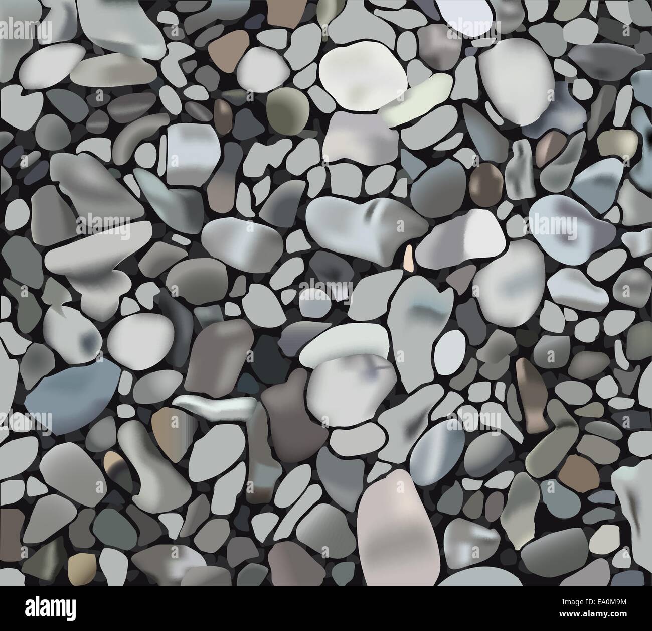 vector realistic rocky texture, not tile able Stock Vector