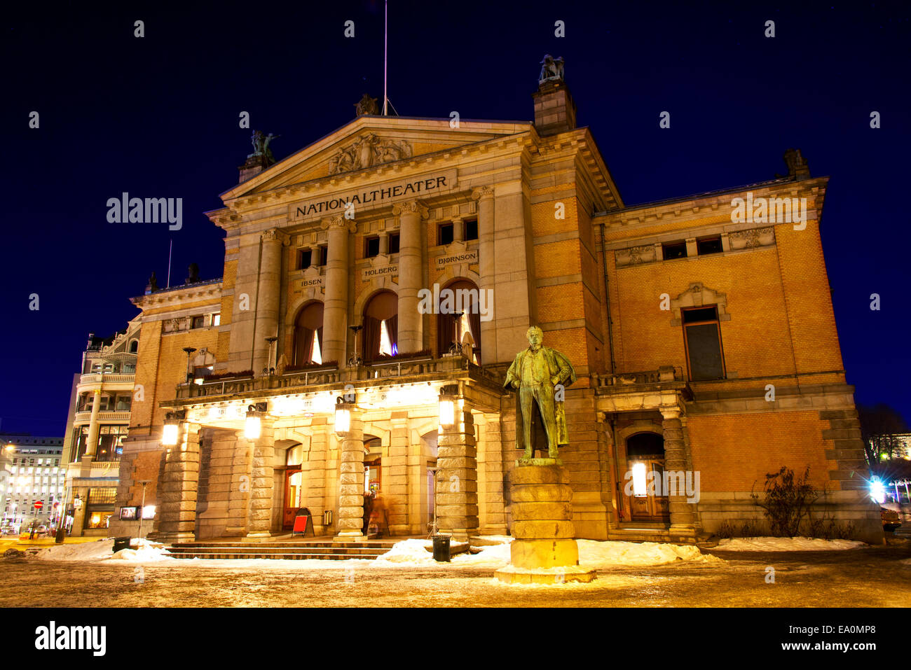 National theater Oslo Stock Photo