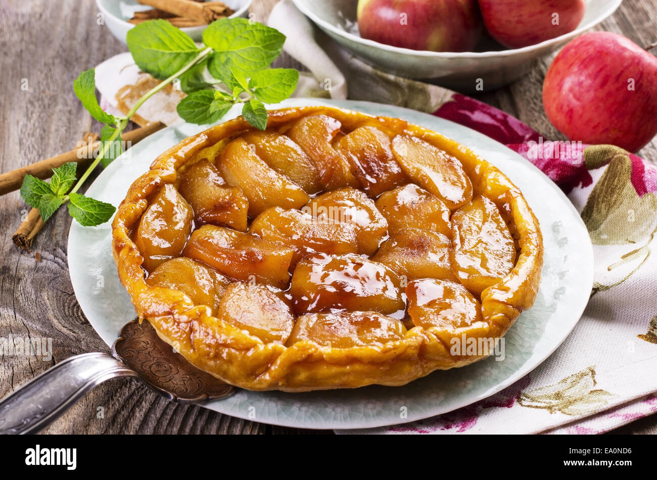 tarte tatin Stock Photo