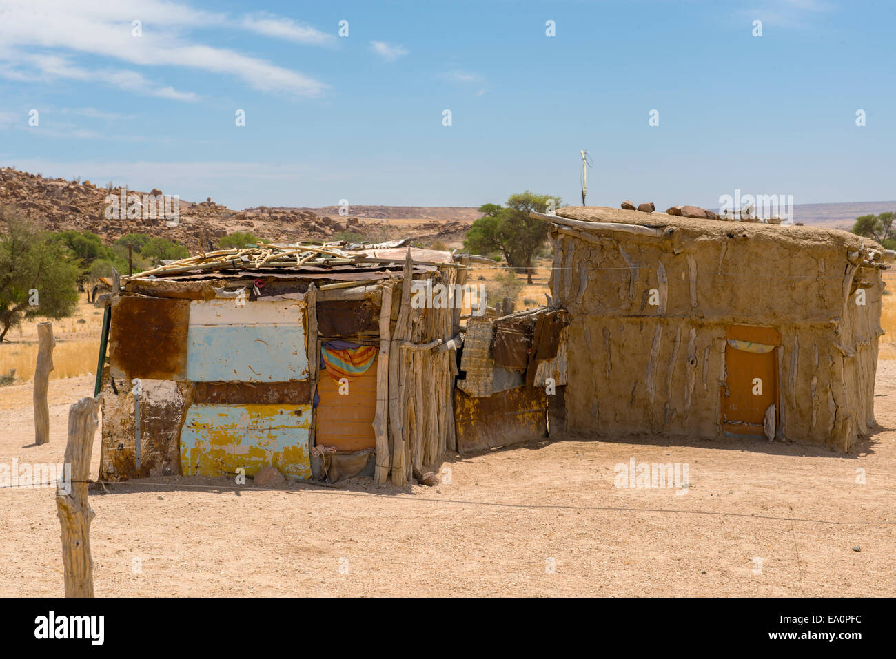 Namibian village house hires stock photography and images Alamy