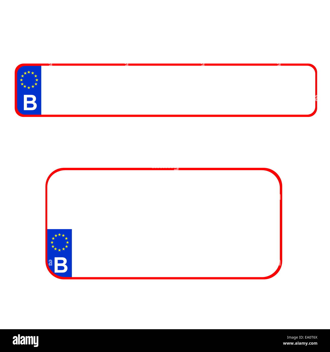 Belgian plate number, Europe Stock Photo Alamy