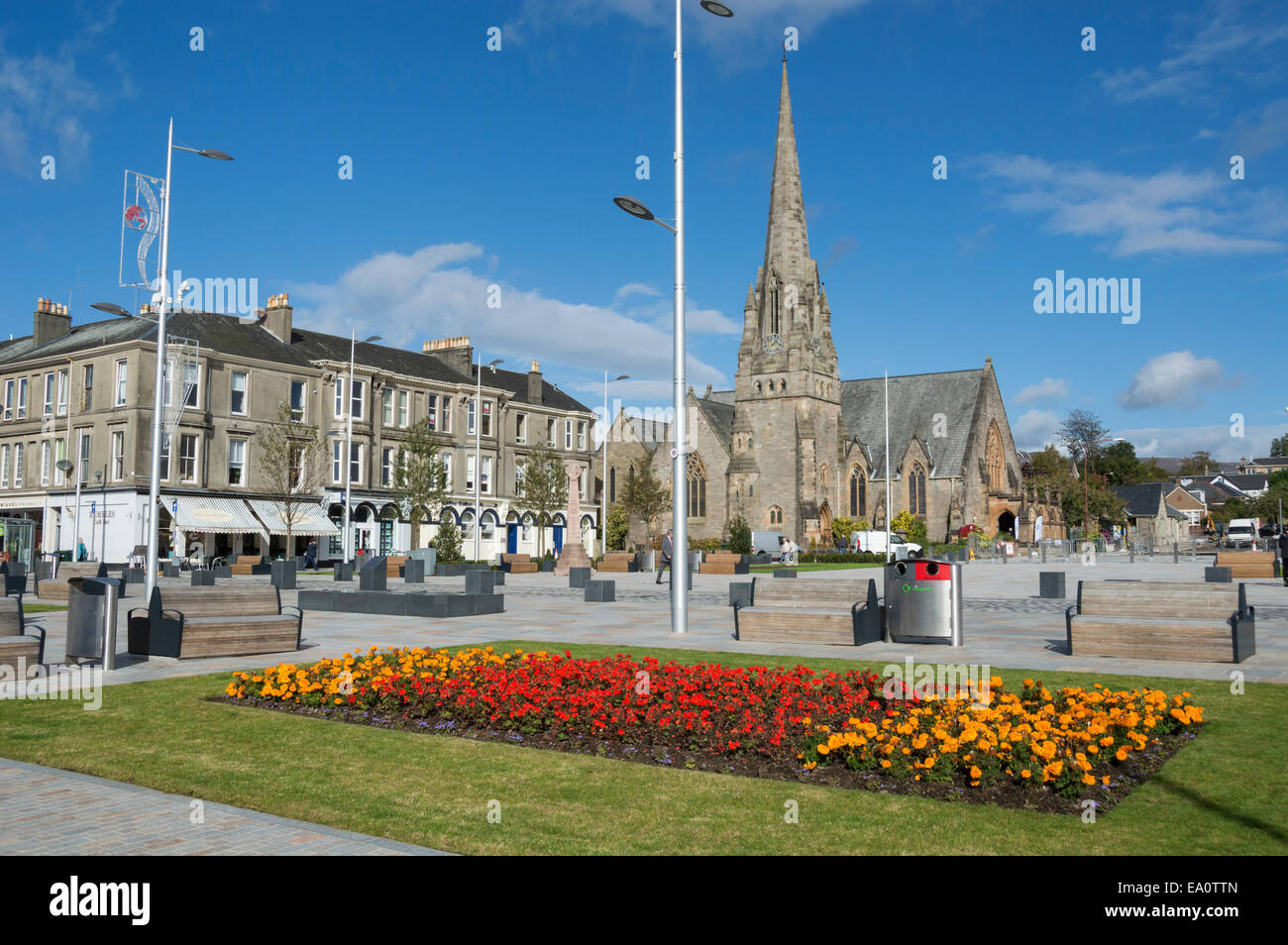 Colquhoun, Square, Helensburgh, Gare, Loch,  Argyll, and, Bute,  Scotland; UK Stock Photo