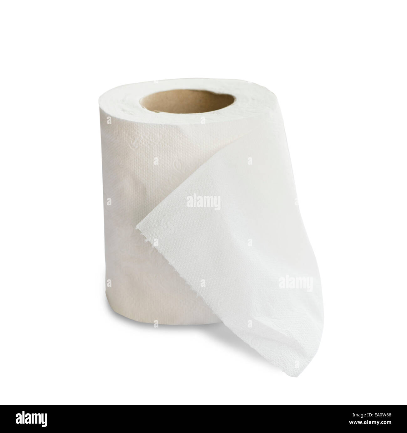 Toilet paper bathroom Stock Photo