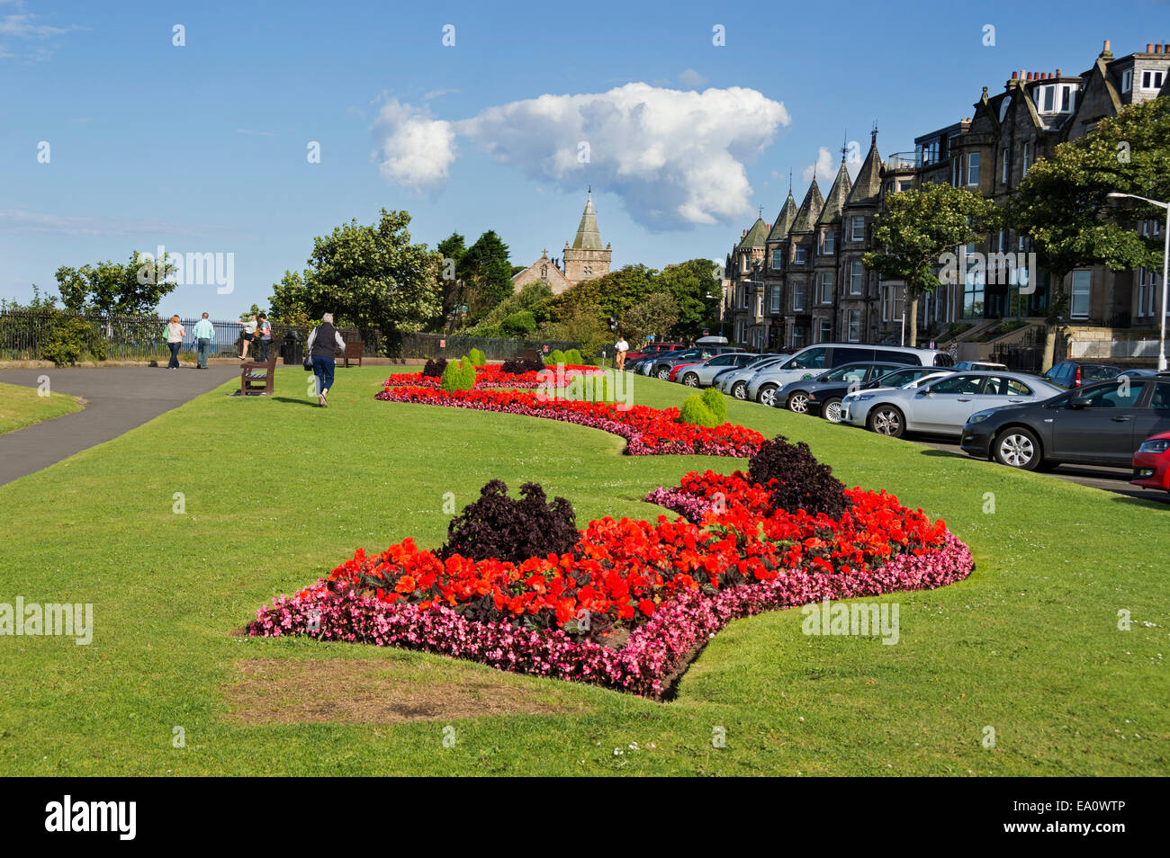 The Scores gardens, St Andrews, Fife, Scotland, UK Stock Photo Alamy