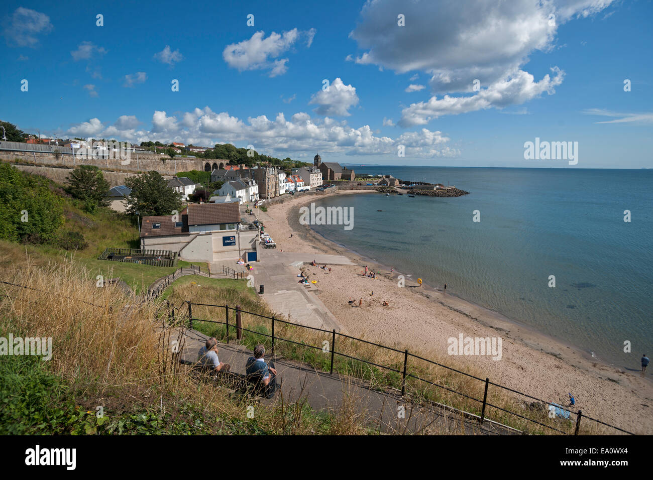 Kinghorn, Beach, Firth of Forth; Coastal Path; Fife, Scotland, UK Stock