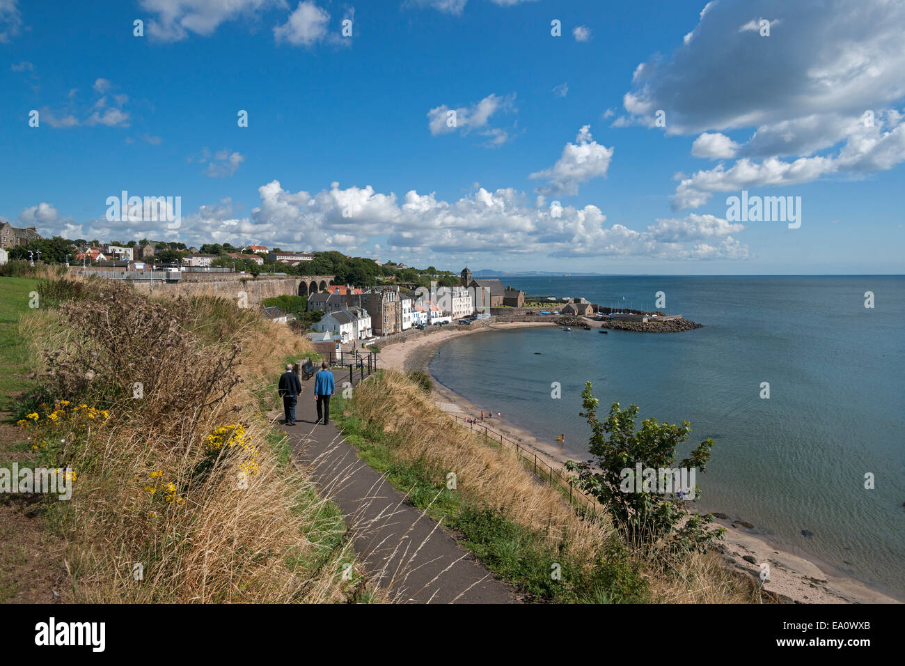 Kinghorn, Beach, Firth of Forth; Coastal Path; Fife, Scotland, UK Stock
