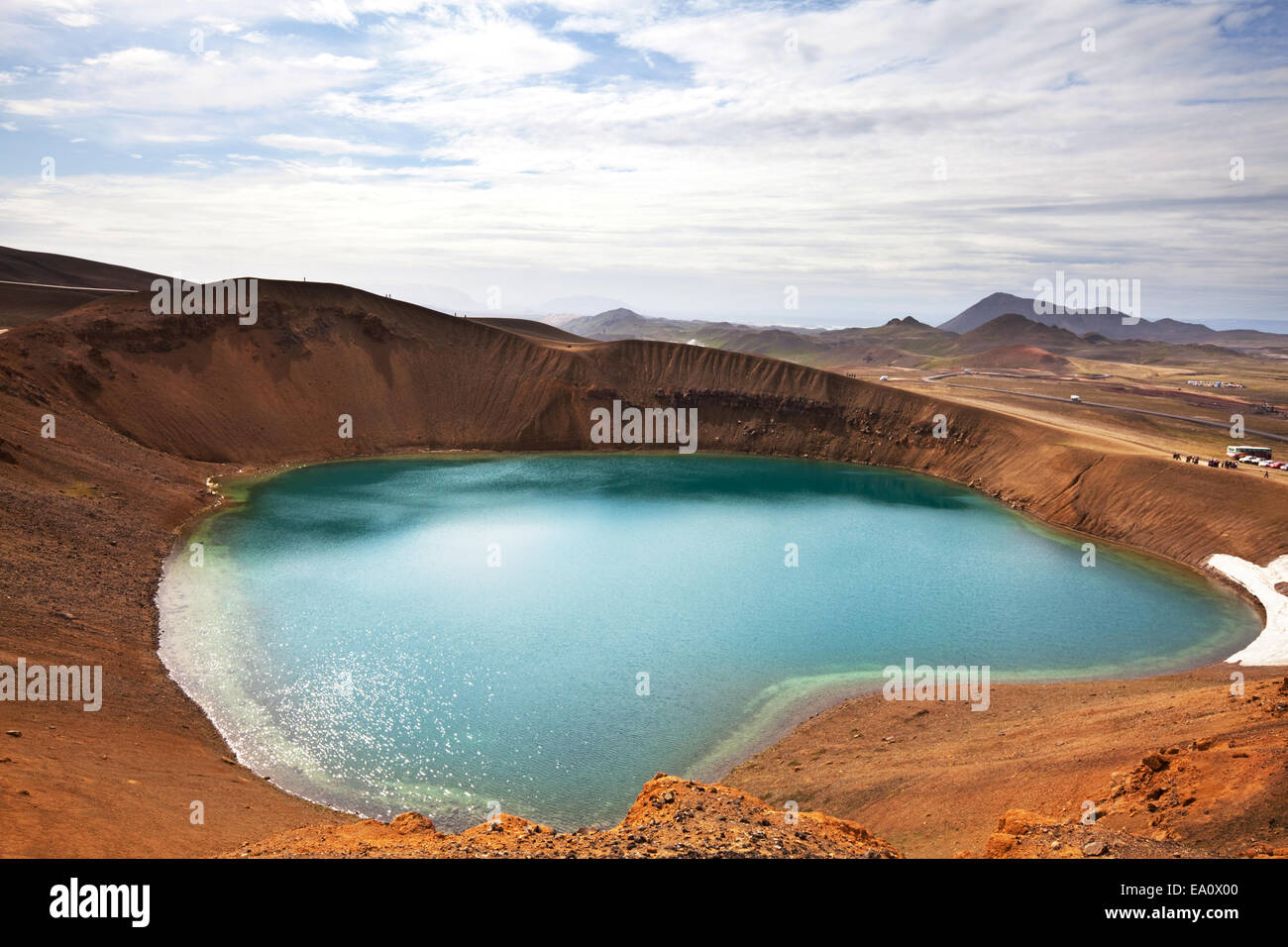 Lake in Iceland Stock Photo