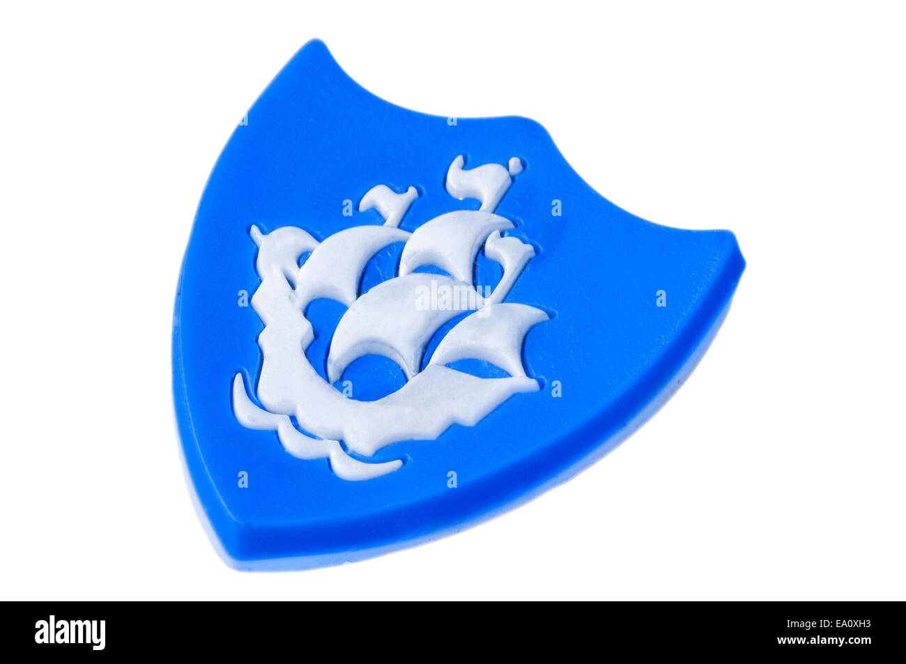 A Blue Peter badge Stock Photo