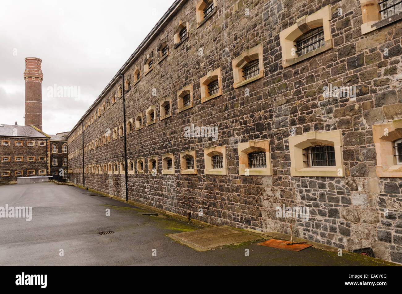 Outside of Crumlin Road Gaol Stock Photo