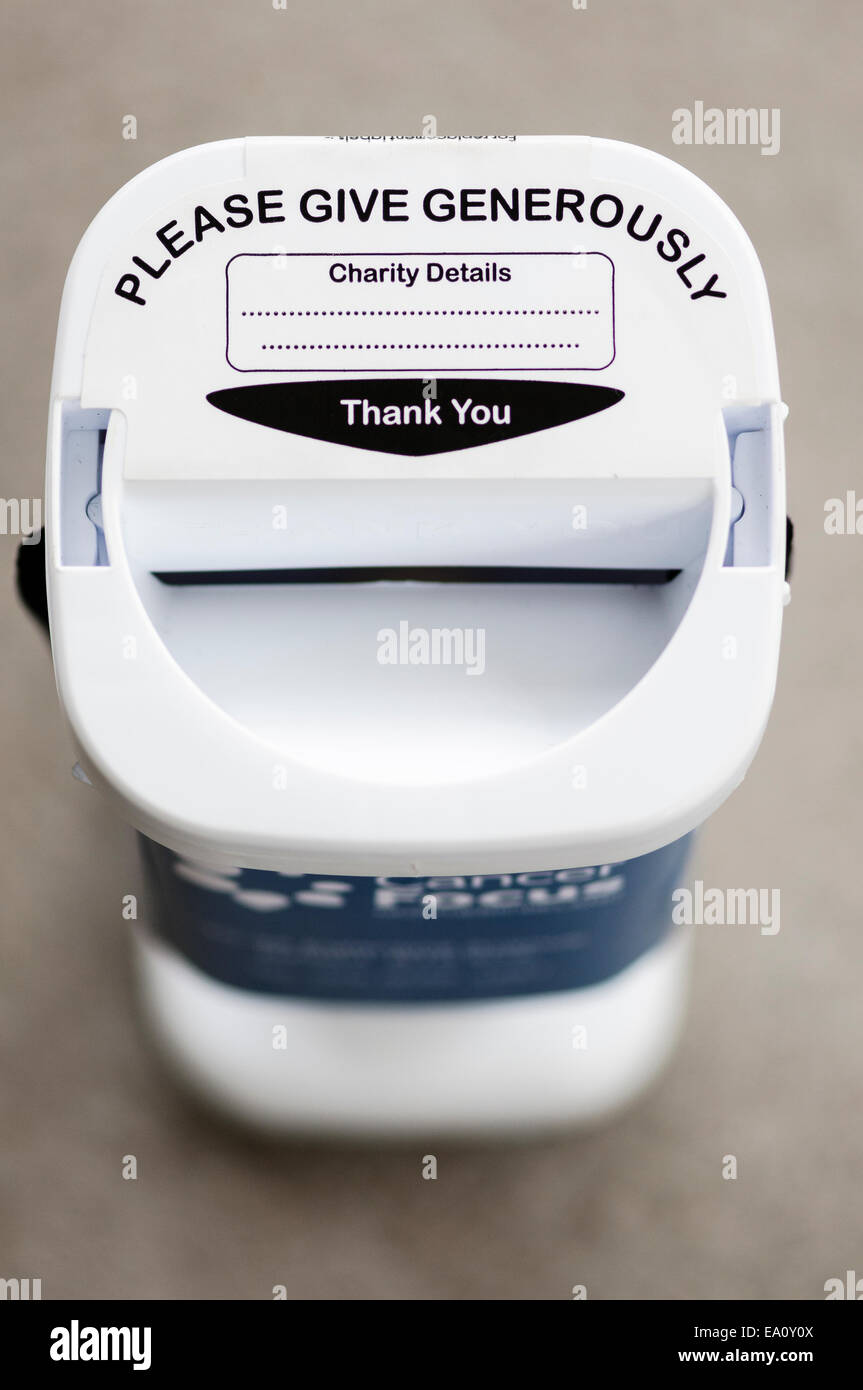 Charity collection box hi-res stock photography and images - Alamy