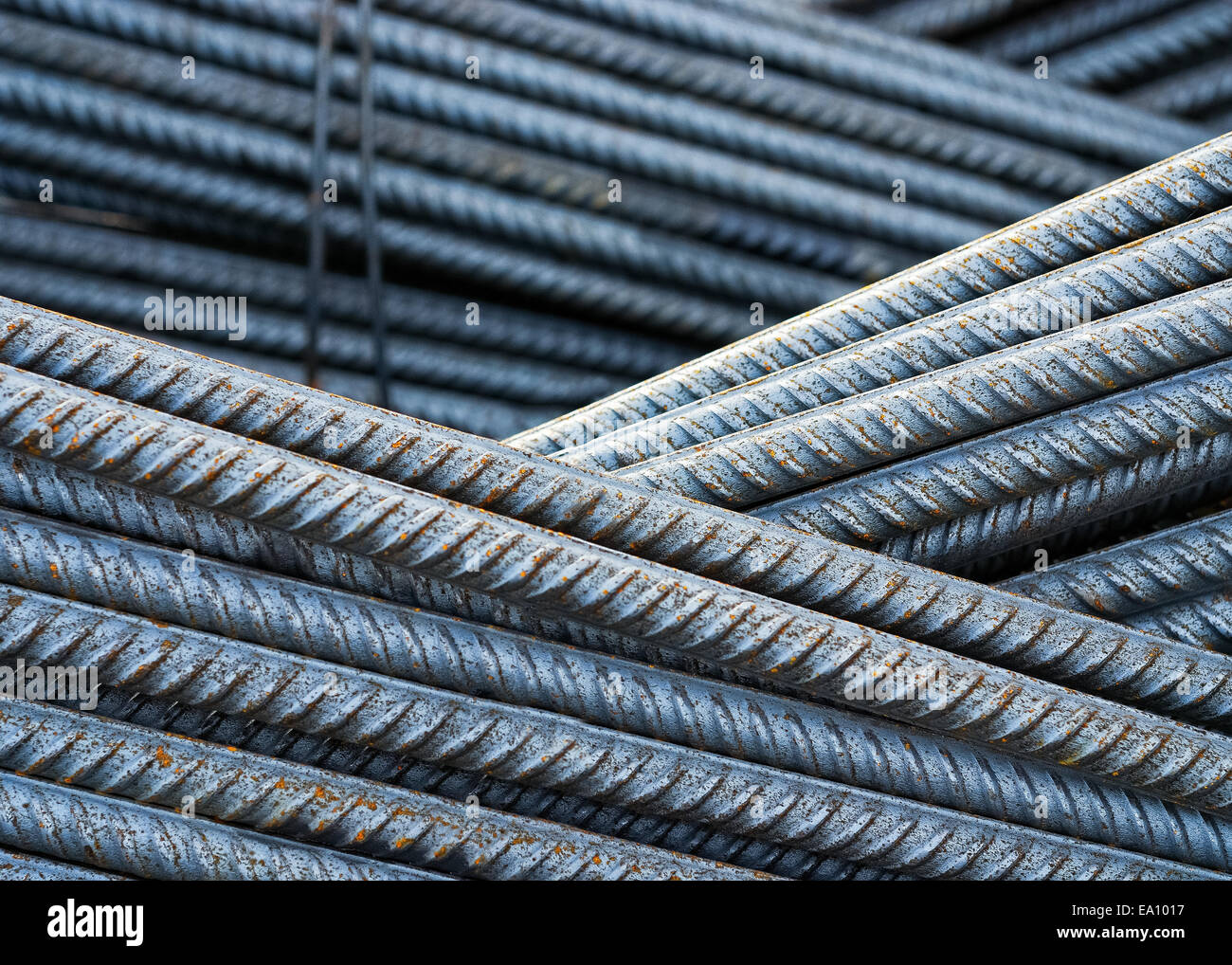 Reinforcing steel iron bar steel bar Stock Photo Alamy