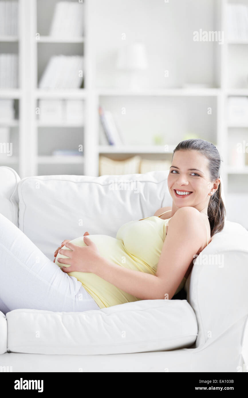 Pregnant nice woman hi-res stock photography and images - Alamy