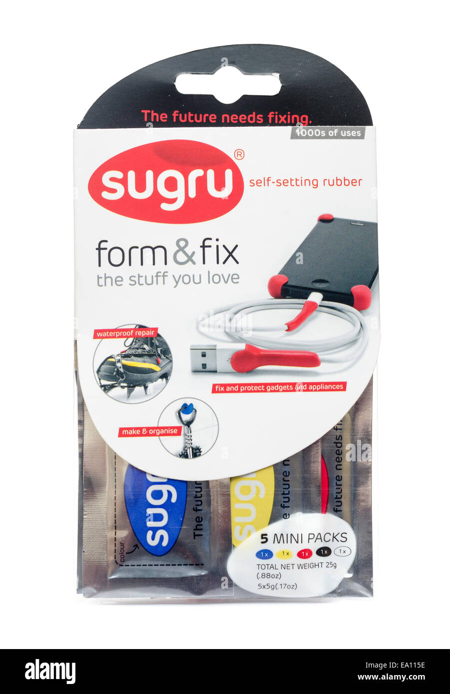 Sugru self-setting rubber Stock Photo