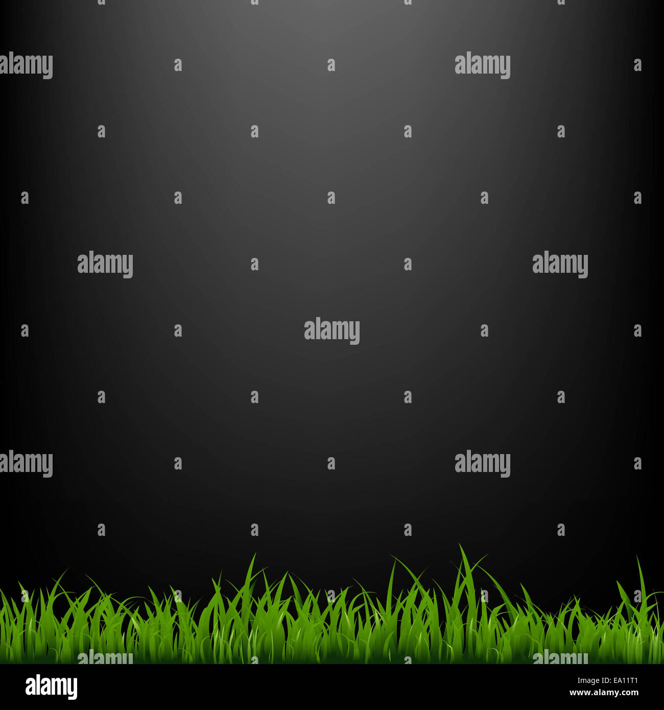 Black Background With Grass Stock Photo - Alamy