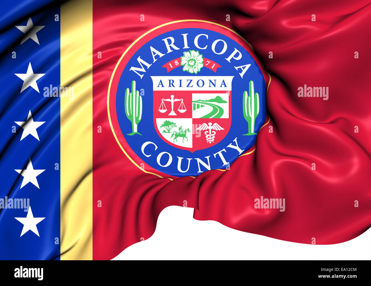 Flag of Maricopa County Stock Photo Alamy