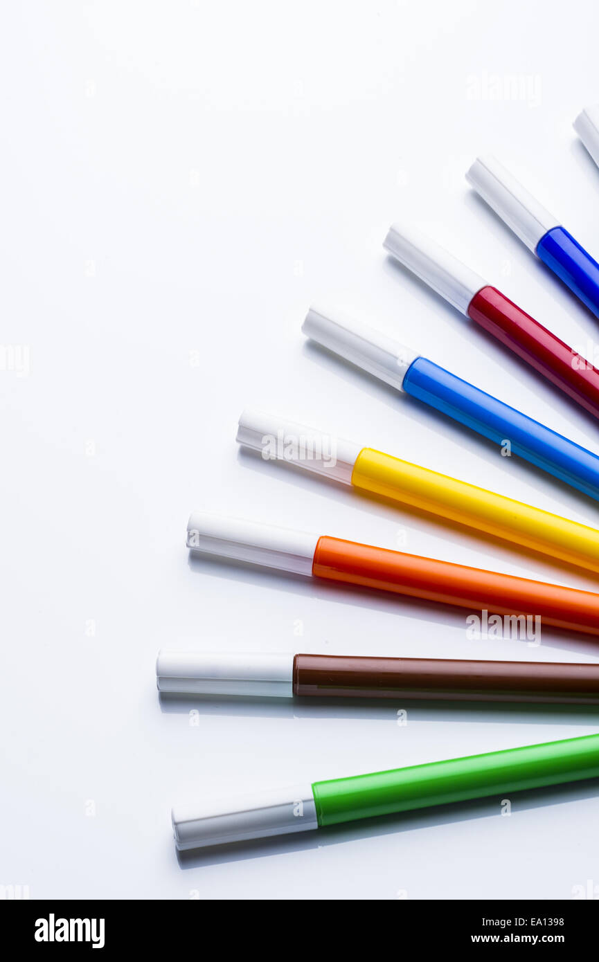crayons Stock Photo