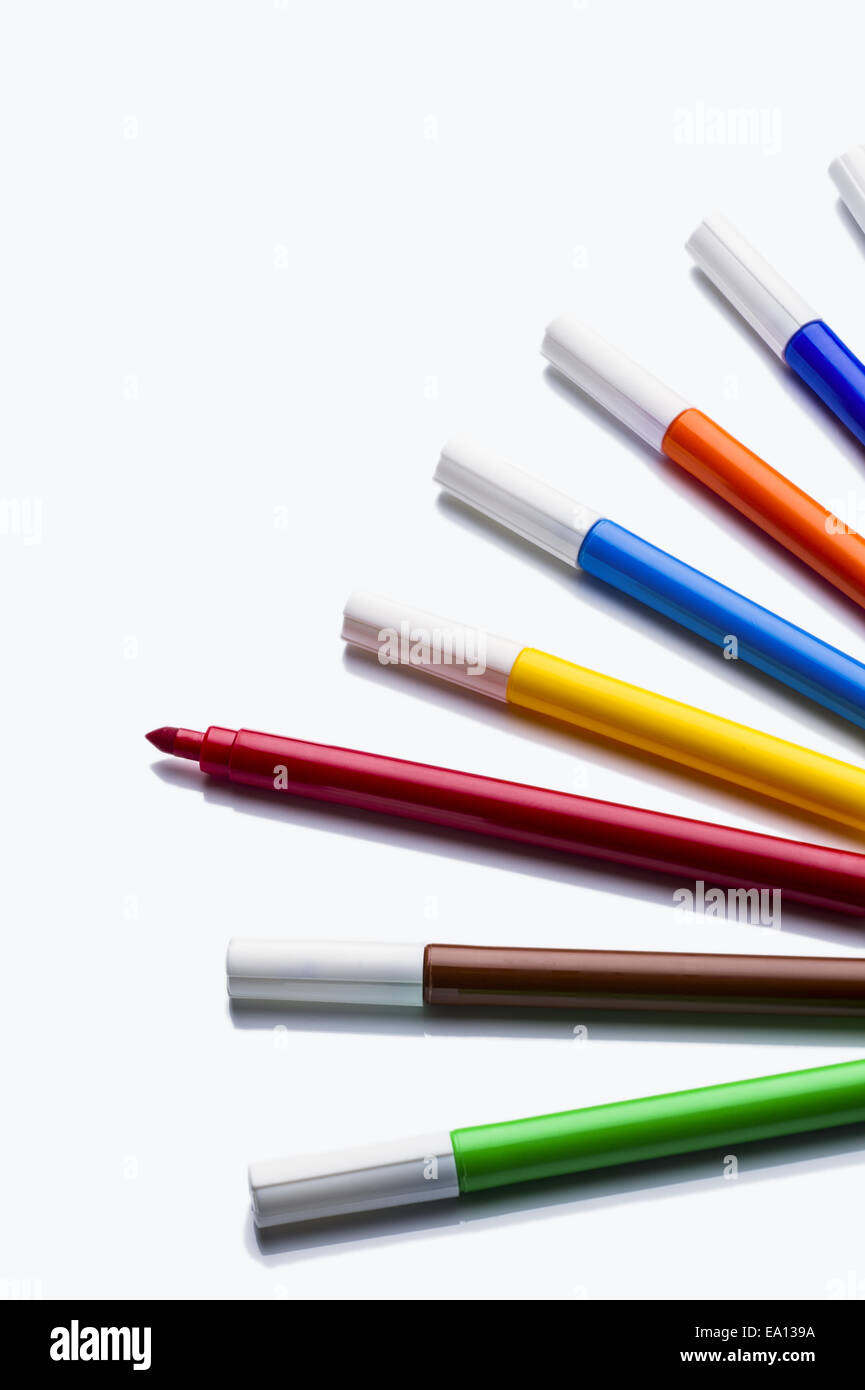crayons Stock Photo