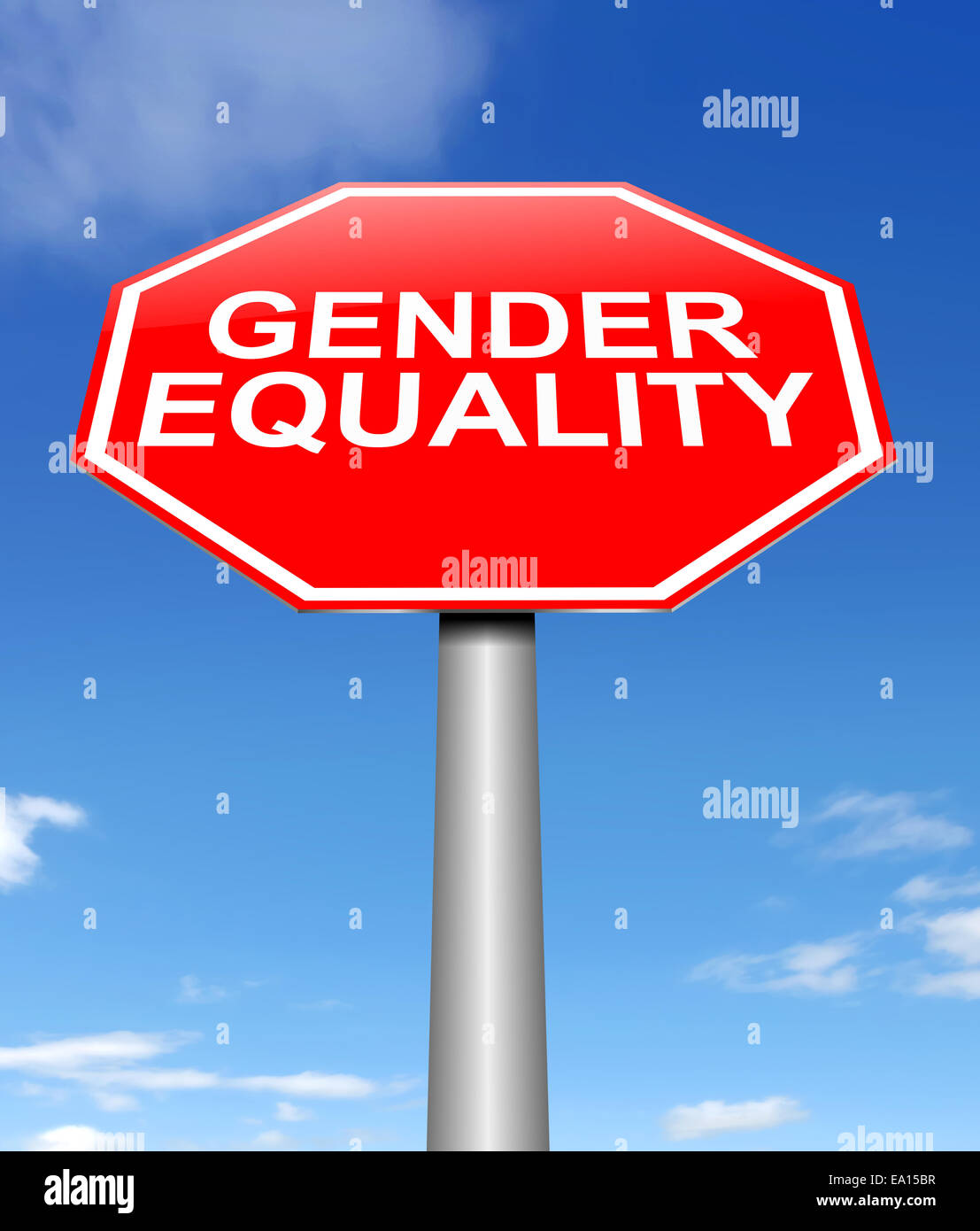 Gender equality concept. Stock Photo