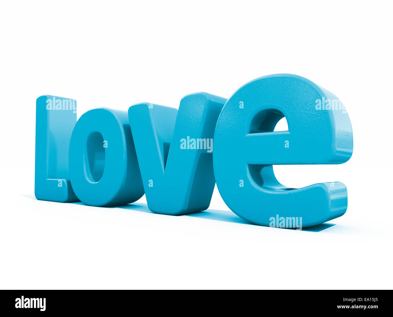 3d word love Stock Photo
