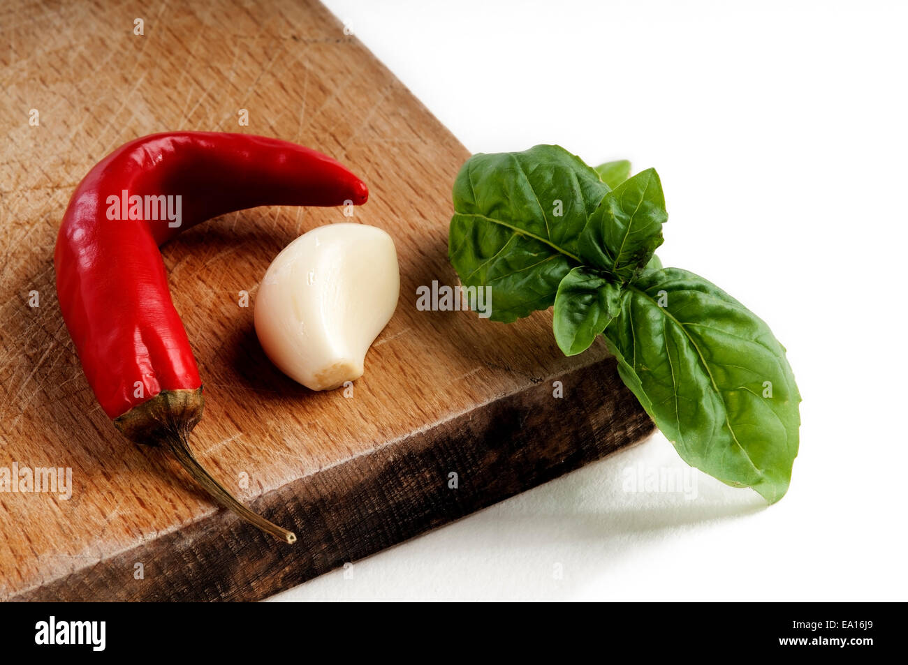 Spices widely used to flavor Mediterranean cuisine Stock Photo