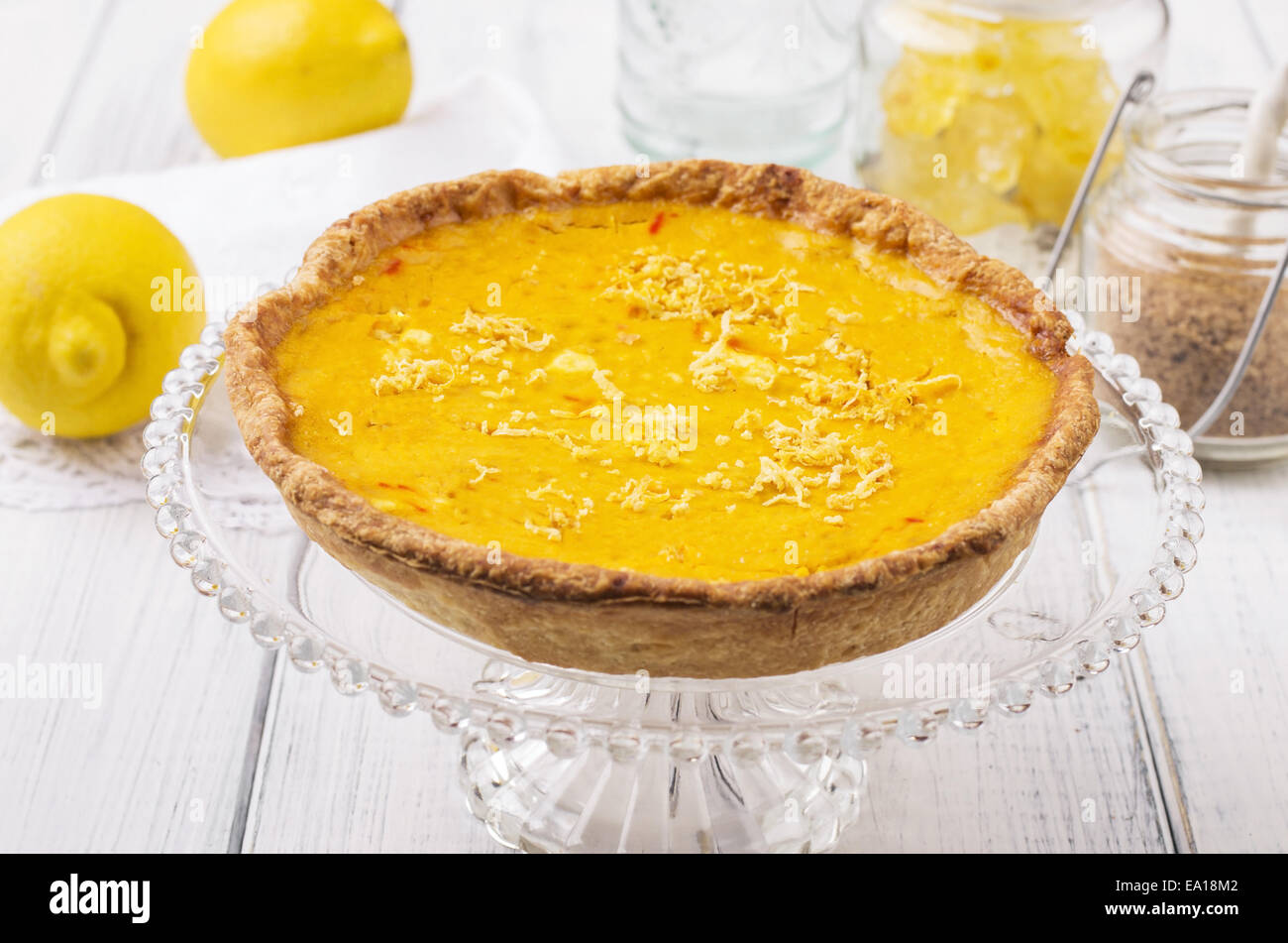 lemon pastry Stock Photo