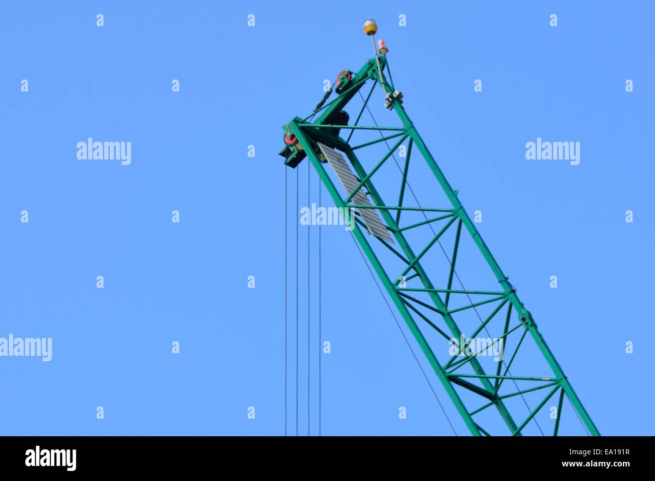 jib of crane Stock Photo Alamy