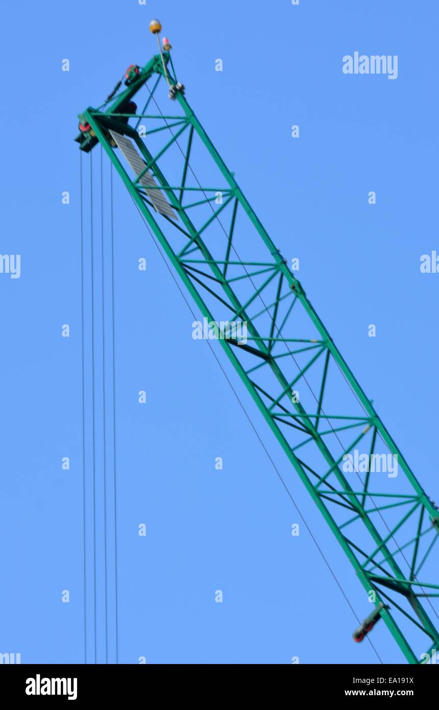portrait view of crane jib Stock Photo Alamy