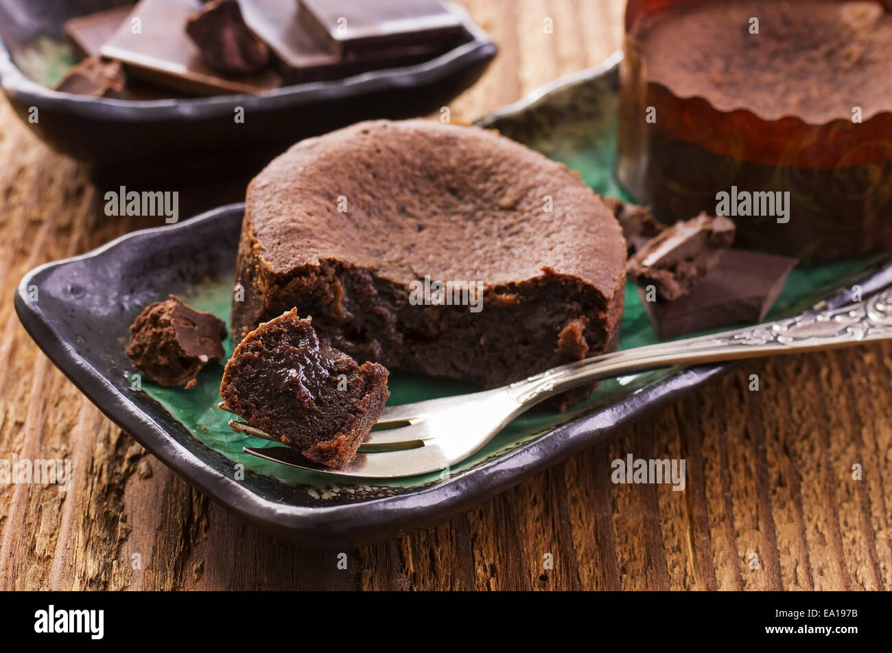 chocolate dessert Stock Photo