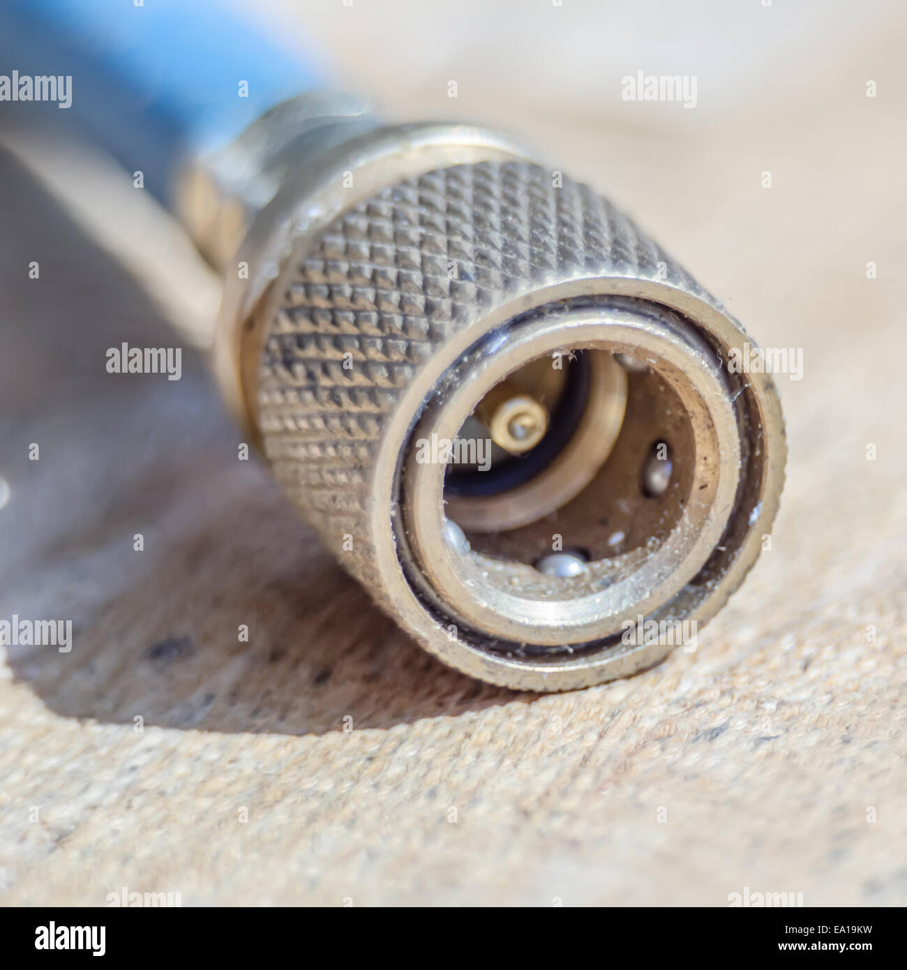 air hose connector closeup Stock Photo Alamy