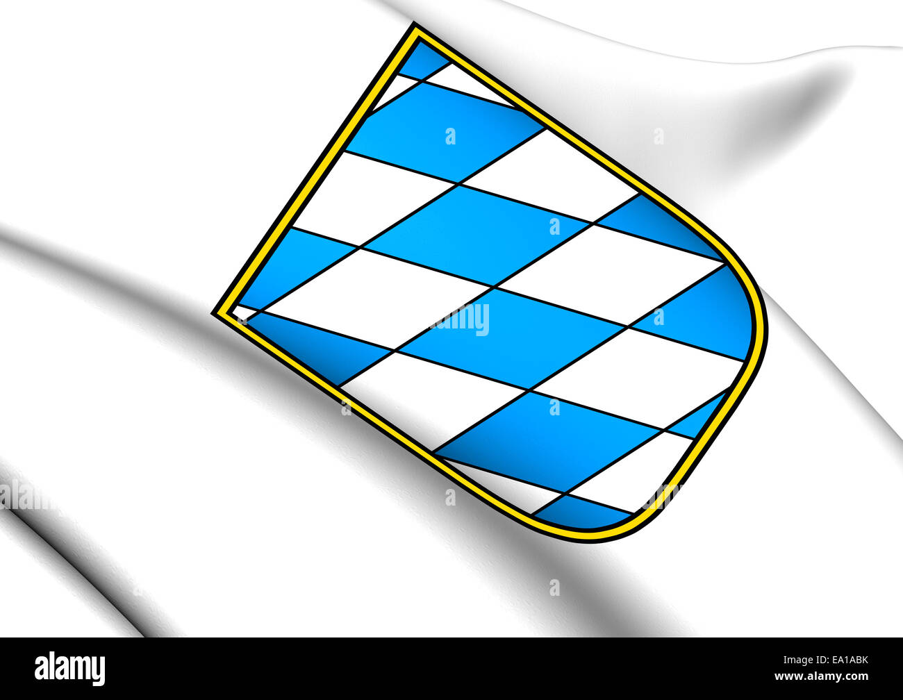 Bavaria Coat of Arms Stock Photo