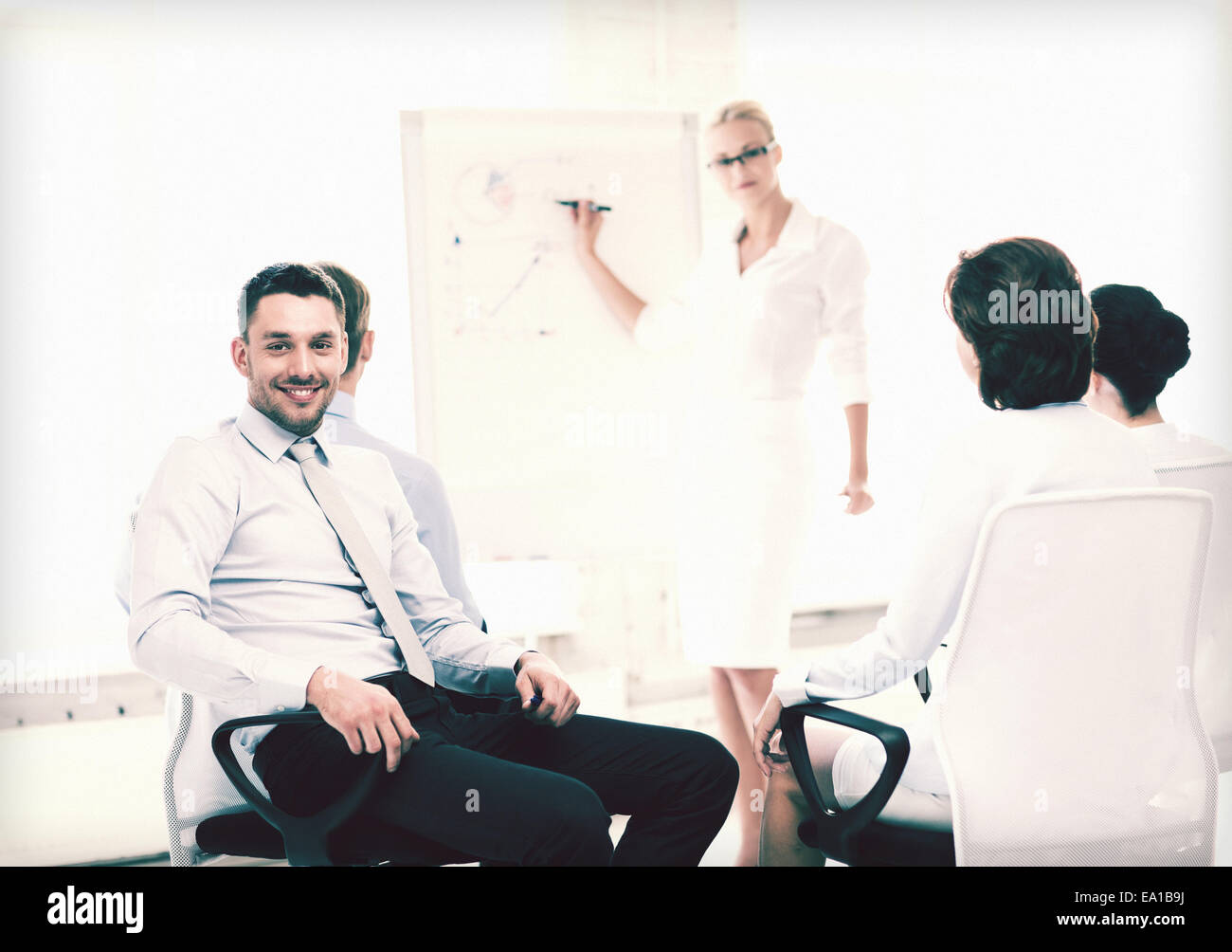 businessman on business meeting in office Stock Photo - Alamy