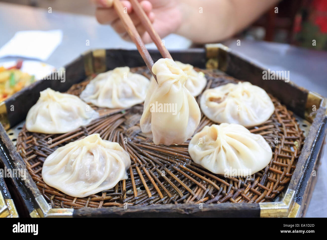 Xi'an soup dumplings Stock Photo Alamy