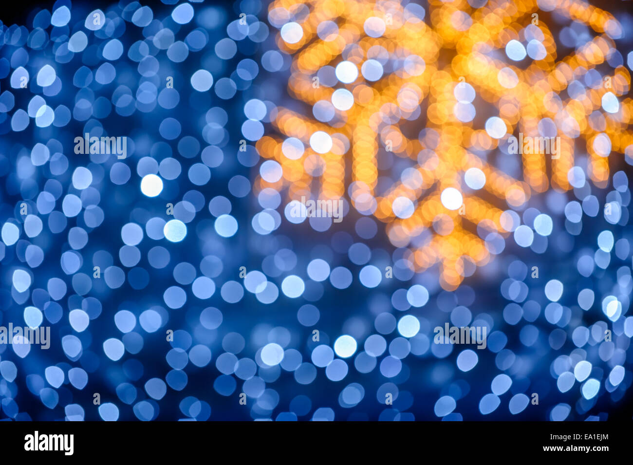 Christmas background with blurred snowflake and lights Stock Photo - Alamy